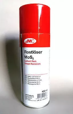 PROFESSIONAL RUST REMOVER DEGRIPPING SPRAY MOLYBDENUM DISULFIDE 400ml