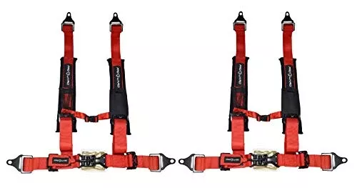 PROGUARD Red 4-Point Harness with 2