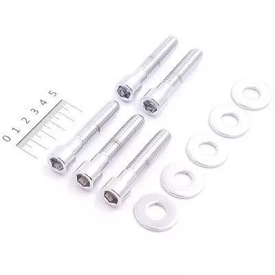 Pulley Bolt Kit for Harley-Davidson Chrome Sprocket Hardware