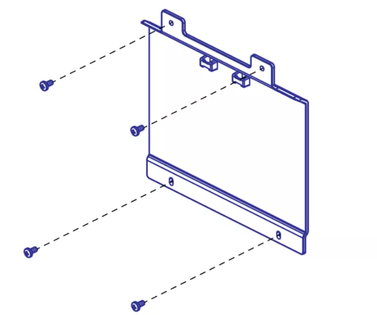 Quantum Q6 Edge 3 Side Battery Cover Assembly