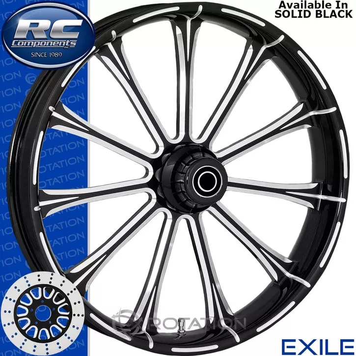 RC Components Exile Eclipse Softail Dyna VRod Sportster Wheel