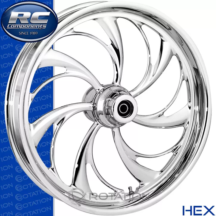 RC Components Hex Chrome Metric Cruiser Wheel