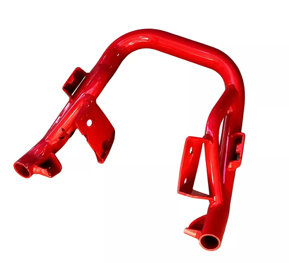 Red Rear Metal Rack with Black Plastic for 125cc ATV