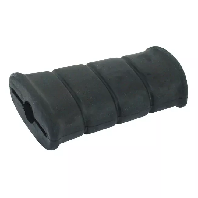Repl. Flat Rubber Kick Pedal, Black for Harley-Davidson