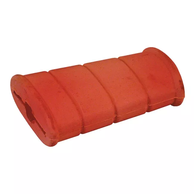 Repl. Flat Rubber Kick Pedal, Red for Harley-Davidson