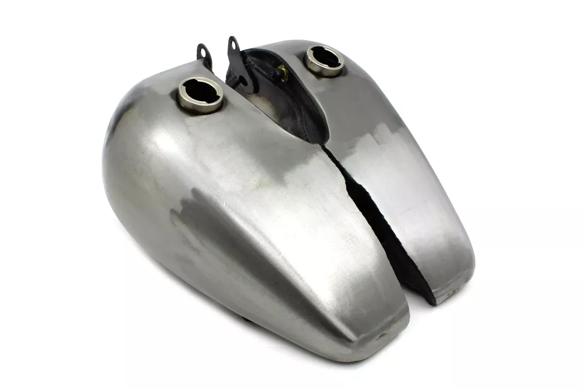 Replica 5.0 Gallon Bobbed Gas Tank Set For Harley-Davidson