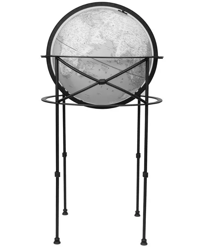 Replogle 16" DAWSON Designer Series Floor Standing Globe, Grey, Model 26900