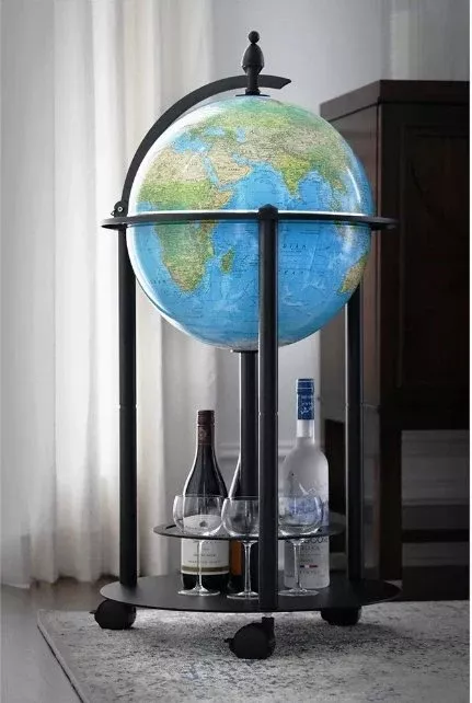 Replogle 16" Two-Way Map Illuminated Bar Globe