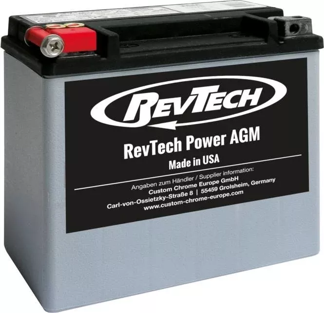 RevTech ETX16 High Performance AGM Battery for Harley-Davidson 1971-1996