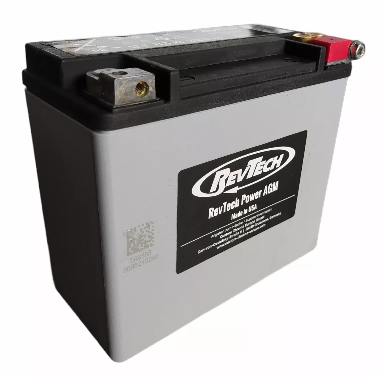 RevTech ETX20L High Performance AGM Battery for Harley-Davidson
