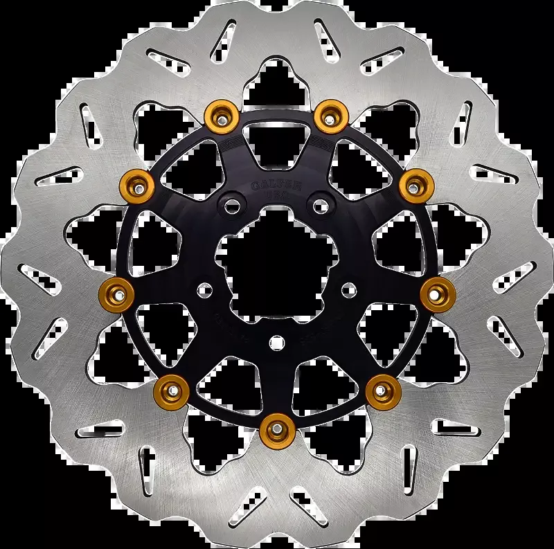 Rotor 11.5″ Floating Wave Rr Black/gold Buttons