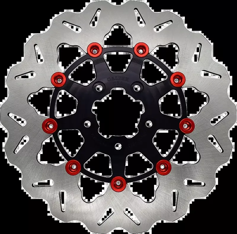 Rotor 11.5″ Floating Wave Rr Black/red Buttons