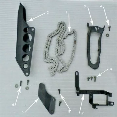 RPS Hawk 250 Chain Guard (#2 in Diagram)