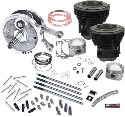 S&S CYCLE 96" Sidewinder Big Bore Stroker Engine Performance Kit 91-9134
