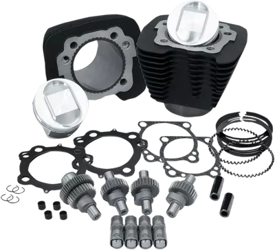 S&S CYCLE Hooligan Engine Performance Kit -1250cc - Black 910-0701