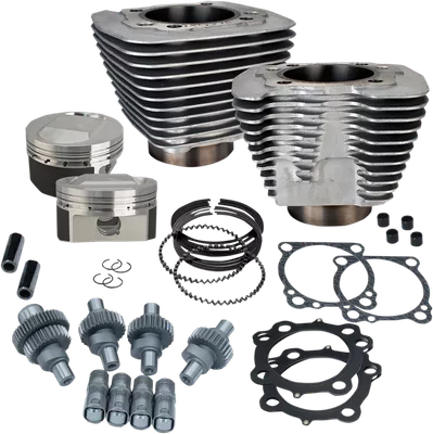 S&S CYCLE Hooligan Engine Performance Kit -1250cc - Silver 910-0702