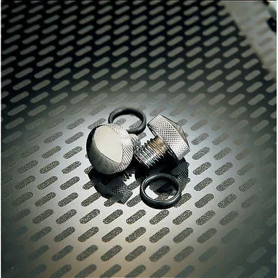 Seat Bolts for Harley-Davidson Softail Chrome Knurled Bolt Kit
