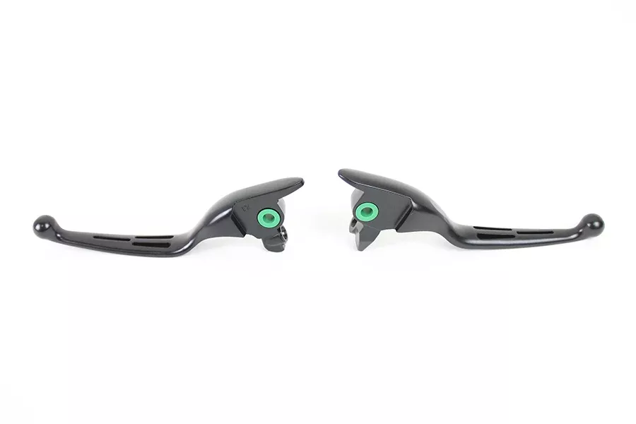 Slotted Black Hand Control Lever Kit for Harley-Davidson Touring 2017 and Later