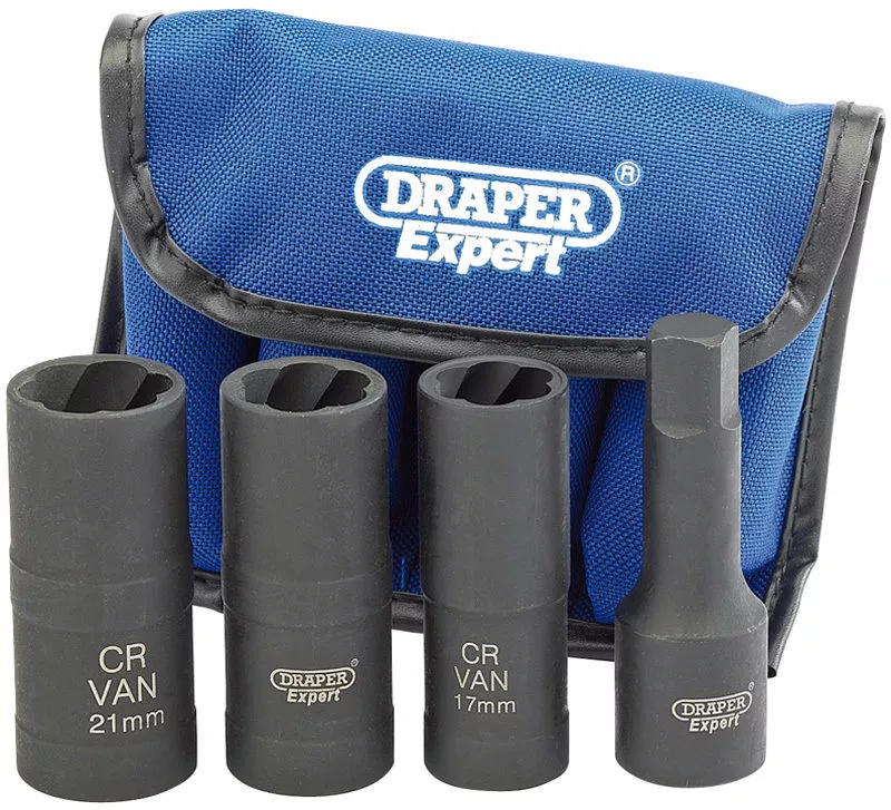 Socket Wrench Set for Security Wheel Nuts