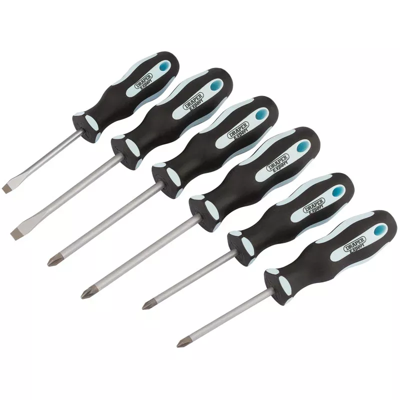 Soft Grip Screwdriver Set (6 Pieces)