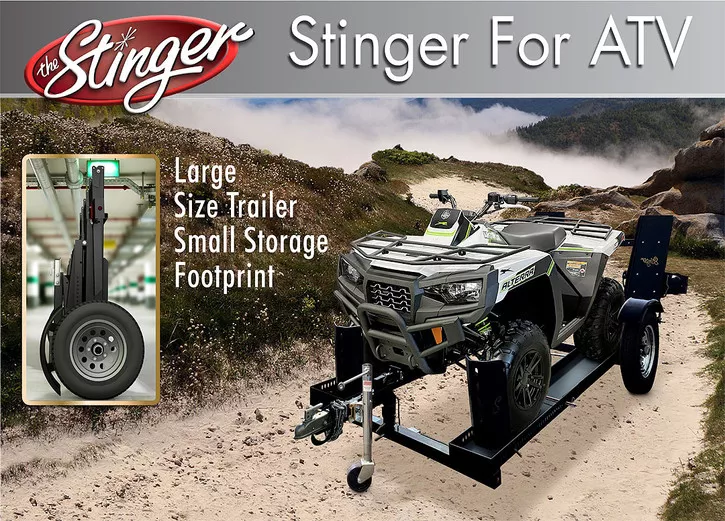 Stinger ATV/Golf Cart Folding Trailer