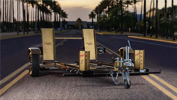 Stinger Dual Motorcycle Folding Trailer