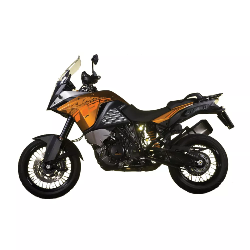 Stompgrip Volcano Tank Protectors - KTM ADV 14-16 (Blk)