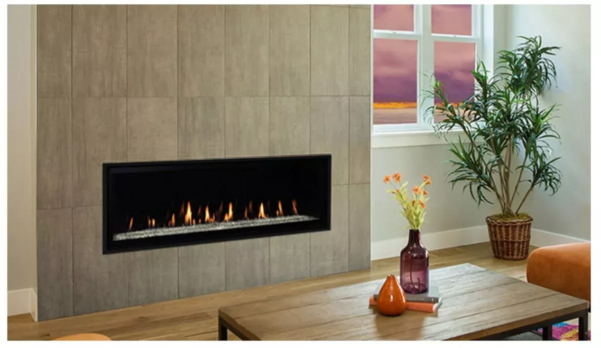 Superior DRL6060 60" Direct Vent Contemporary Linear Gas Fireplace