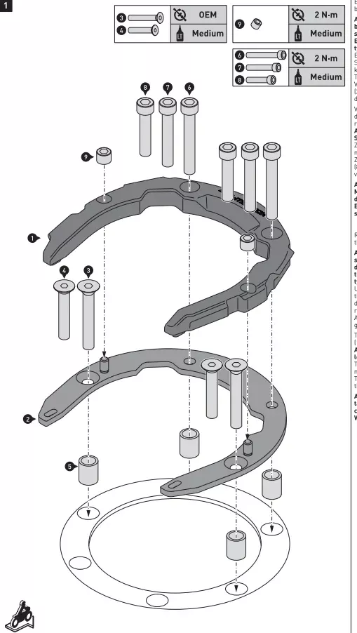 SW-Motech - Pro Tank Ring for Yamaha MT09 (2023+)
