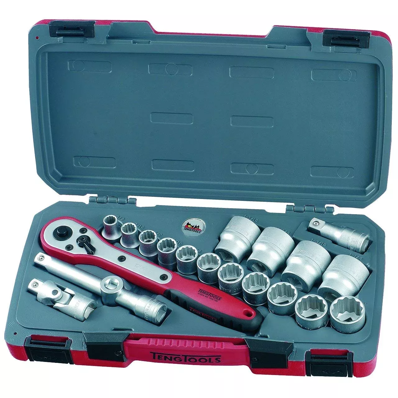 Teng Tools 20 Piece 1/2" AF Socket Set for Harley-Davidson