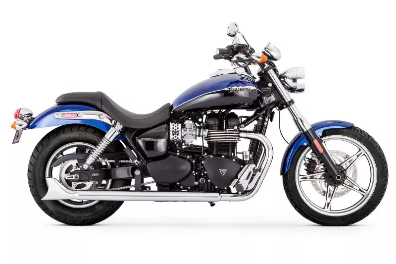 TRIUMPH AMERICA & SPEEDMASTER 2013-PRESENT W/ SHARKTAIL 2.5″ SLIP-ONS