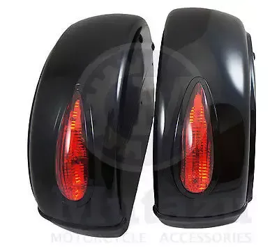 Universal MU Hard Saddlebags – Black Out
