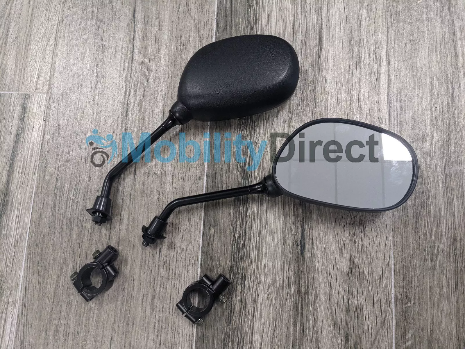 Universal Rearview Mirror Attachment Set for Mobility Scooters