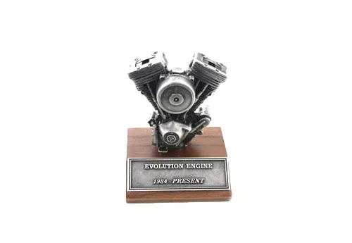Vintage Collector Pewter Harley-Davidson Evolution 1984-1999 Engine Model