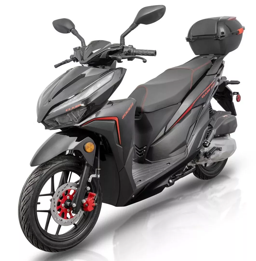 Vitacci Clash 200 EFI Scooter, Digital Speedometer, LED Lighting, Premium Alloy Wheels