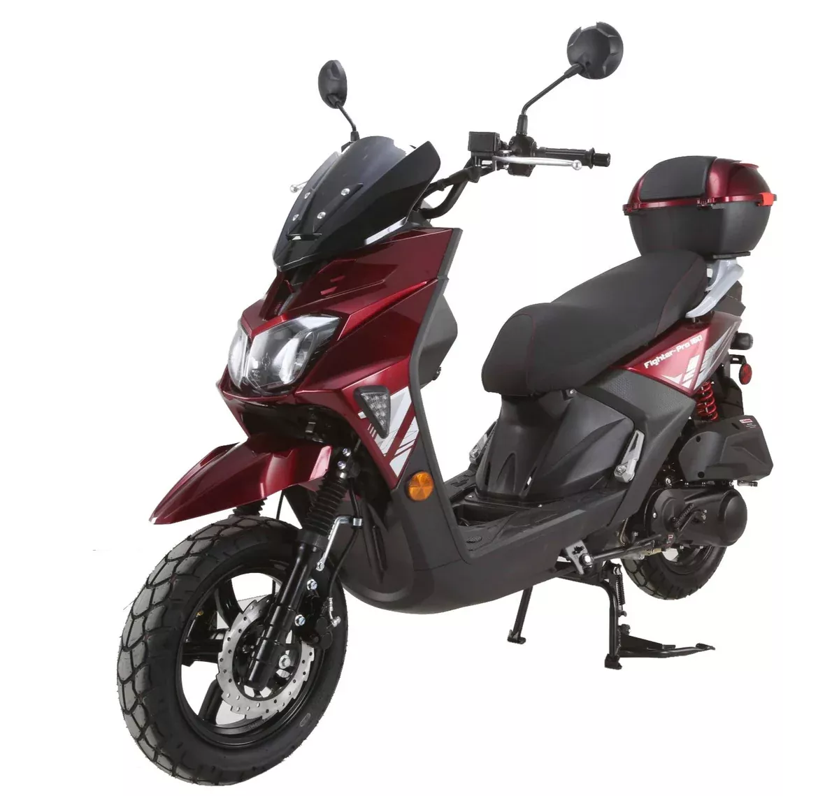 Vitacci FIGHTER PRO 150CC Scooter Moped | rear Matching trunk