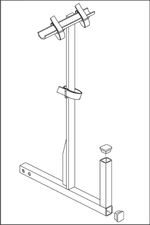 Walker Holder Assembly for Pride Mobility Scooters