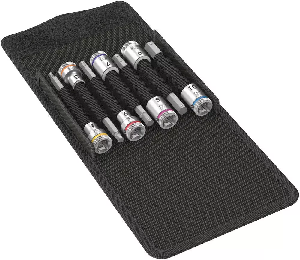 Wera Tools - 8740 B HF 1 Zyklop bit socket set with holding function, 3/8" drive