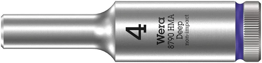 Wera Tools - 8790 HMA Deep 1/4" socket