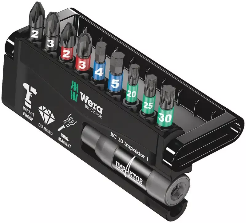Wera Tools - Bit-Check 10 Impaktor 1 SB