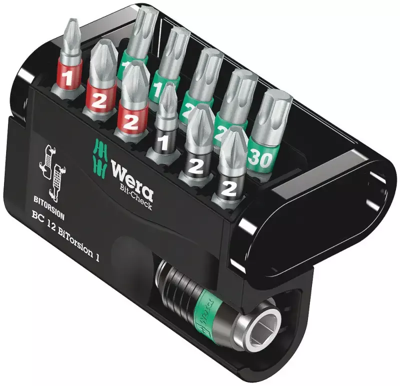 Wera Tools - Bit-Check 12 BiTorsion 1