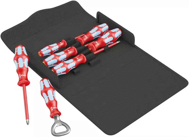 Wera Tools - Kraftform 3100 i/7 set 1 Screwdriver set, stainless