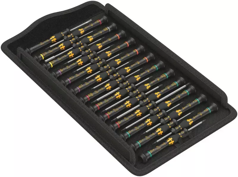 Wera Tools - Kraftform Micro ESD Big Pack 1 Screwdriver set for electronic applications