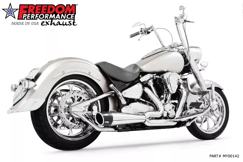 YAMAHA ROADSTAR 1999-2015 COMBAT FLUTED 2-INTO-1