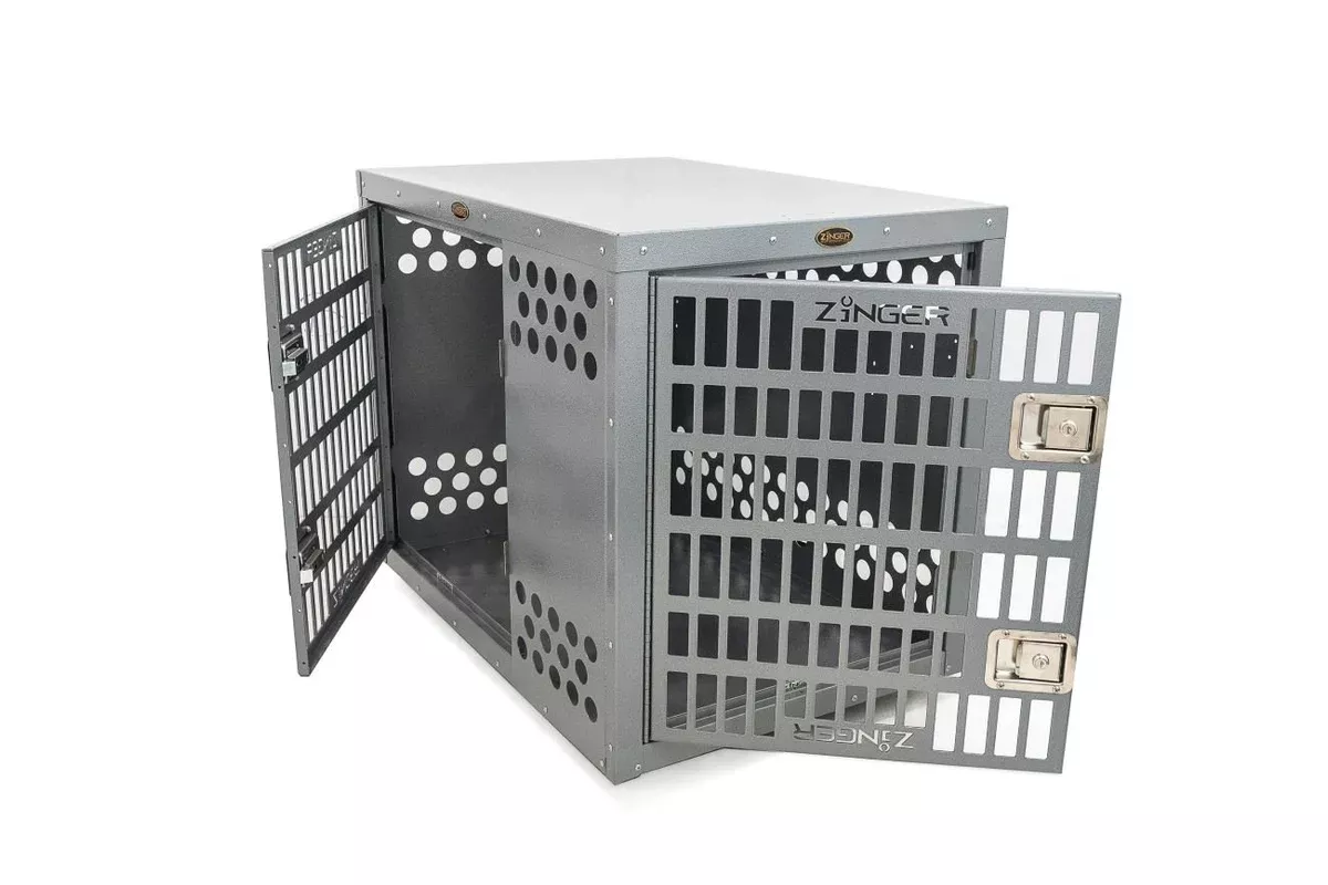 Zinger Winger Deluxe 5000 Front/Side Entry Dog Crate, DX5000-2-FS