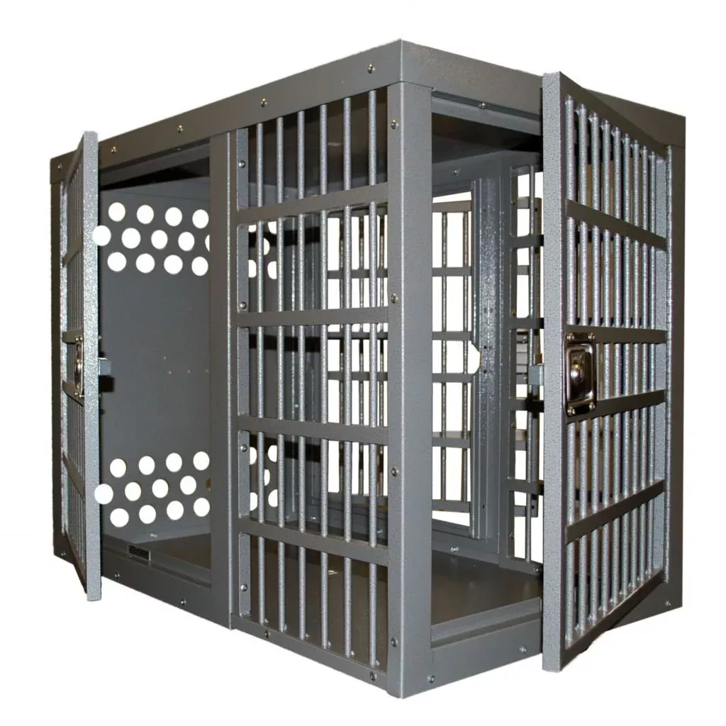 Zinger Winger Heavy Duty 5000 Front/Side Entry Dog Crate, HD5000-2-FS